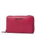 Burkely Leder-Geldbörse in Pink - (B)14 x (H)8,5 x (T)2,5 cm