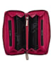 Burkely Leren portemonnee roze - (B)14 x (H)8,5 x (D)2,5 cm