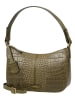 Burkely Leder-Schultertasche in Khaki - (B)27 x (H)19 x (T)8 cm