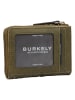 Burkely Leder-Geldbörse in Khaki - (B)11 x (H)8,5 x (T)2 cm