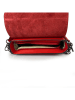 Lia Biassoni Skórzana torebka "Impero" w kolorze czerwonym - 22 x 14 x 7 cm