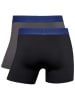 CR7 2er-Set: Boxershorts in Grau/ Schwarz