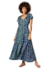 Aller Simplement Jurk blauw/groen