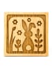 FOLKROLL Teigstempel "Bunny&Flowers" in Natur