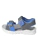 Ricosta Sandalen "Tarek" in Grau/ Blau