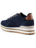 WODEN Leren sneakers "Nora III" donkerblauw