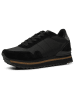WODEN Skórzane sneakersy "Nora III" w kolorze czarnym
