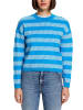 ESPRIT Sweter w kolorze niebiesko-białym