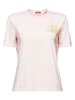 ESPRIT Shirt in Rosa/ Weiß