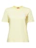 ESPRIT Koszulka w kolorze żółto-białym