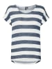 Vero Moda Shirt wit/donkerblauw