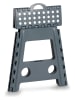 Zeller Składany hocker w kolorze antracytowym - 38,5 x 39 x 31,5 cm