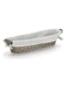 Zeller Baguettemand bruin - (B)49 x (H)14 x (D)10 cm