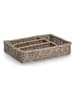 Zeller Bestekmand bruin - (B)36 x (H)35 x (D)7 cm