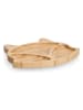 Zeller Snackteller "Fuchs" in Beige - (B)23 x (H)19,5 cm