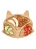 Zeller Snackbord "Vos" beige - (B)23 x (H)19,5 cm