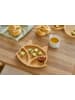 Zeller Snackteller "Fuchs" in Beige - (B)23 x (H)19,5 cm