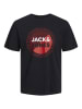 Jack & Jones 2er-Set: Shirts in Dunkelblau/ Schwarz