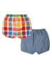 Frugi 2-delige set: overbroeken "Little Beth Bloomers" meerkleurig/blauw