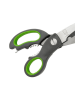 Fackelmann Multifunktionsschere "Bonn" in Grau - (H)23 cm