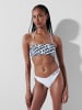 Karl Lagerfeld Figi bikini w kolorze białym
