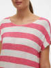 Vero Moda Shirt in Weiß/ Pink