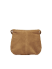 ONLY Leder-Umhängetasche in Hellbraun - (B)18 x (H)16 cm