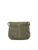 ONLY Skórzana torebka w kolorze khaki - 18 x 16 cm