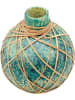 Kare Vase "Caribbean" in Grün - (H)20 x Ø 18 cm