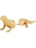 Kare Buchstütze "Lizard" in Gold - (B)45 cm