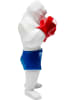 Kare Figurka dekoracyjna w kolorze biało-niebiesko-czerwonym - wys. 25 cm