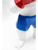 Kare Decoratief figuur "Gorilla Punch" wit/blauw/rood - (H)25 cm