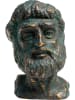 Kare Dekofigur "Bearded Man" in Grau - (H)11 x Ø 7 cm