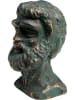 Kare Decoratief figuur "Bearded Man" grijs - (H)11 x Ø 7 cm