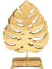 Kare Decoratief figuur "Monstera Leaf" goudkleurig - (H)26 cm