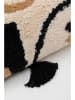 Kare Poduszka "Blink" w kolorze czarno-beżowo-jasnobrązowym - 35 x 60 cm