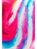 Kare Kissen "Flashy Rainbow" in Pink/ Blau - (L)40 x (B)40 cm