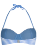 SHORT STORIES Biustonosz bikini w kolorze błękitnym