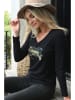 Bleu d'Azur Longsleeve "Zulma" in Schwarz