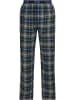 LEE Underwear Pyjama-Hose "Colorado" in Blau/ Grau