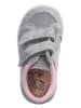 PEPINO Skórzane sneakersy "Timmi" w kolorze szaro-jasnoróżowym