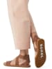 Sorel Leder-Sandalen "Ella II" in Hellbraun