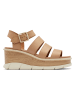 Sorel Leder-Sandaletten "Joanie III" in Beige