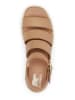 Sorel Leder-Sandaletten "Joanie III" in Beige