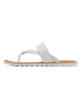 Sorel Leren teenslippers "Ella II" wit