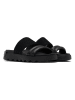 Sorel Leder-Pantoletten "Vibe" in Schwarz