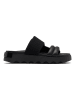 Sorel Leder-Pantoletten "Vibe" in Schwarz