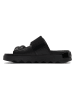 Sorel Leder-Pantoletten "Vibe" in Schwarz