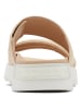 Sorel Leder-Pantoletten "Vibe" in Beige