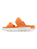 Sorel Leder-Pantoletten "Vibe Twist" in Orange